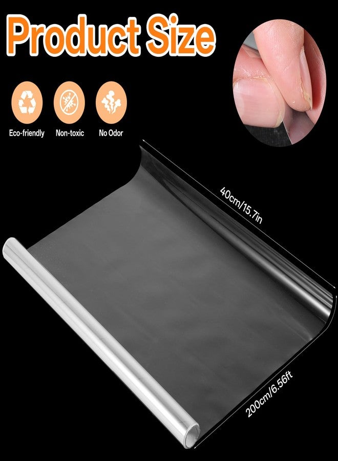 Gtziqa Clear Wall Protector, Non Adhesive Electrostatic Clear Contact Paper Door Protector from Dog Scratching Plastic Stickers for Kitchen & Office from Bin, Furniture Door, Wallpaper Scratch Dog Cat, 6.6ft - Image 2